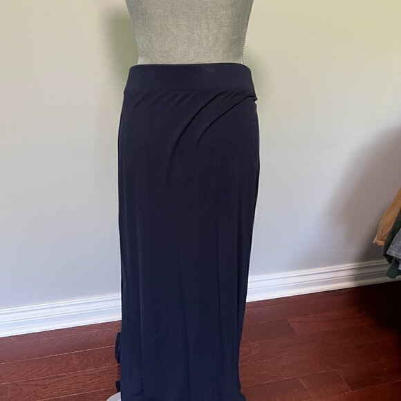 The Limited Navy Blue Maxi Skirt Size M EUC - Picture 2 of 3